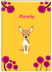 Thumbnail for Personalized Dogs Journal XXIII - Yellow Background - Chihuahua - Front View