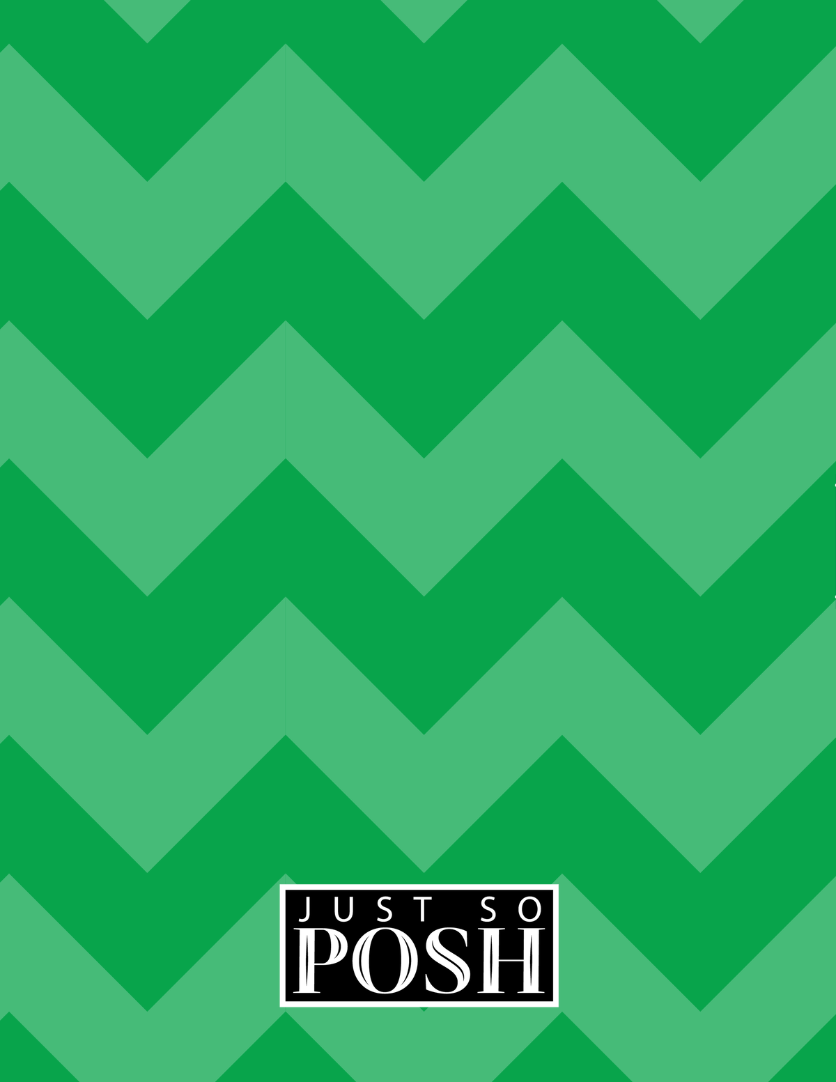 Personalized Dogs Notebook VIII - Green Background - Boston Terrier - Back View