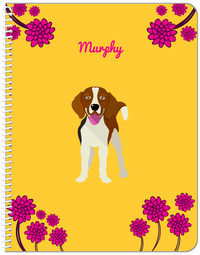 Thumbnail for Personalized Dogs Notebook XXIII - Yellow Background - Beagle - Front View