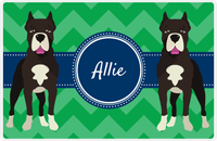 Thumbnail for Personalized Dogs Placemat VIII - Good Buddies - American Staffordshire Terrier -  View