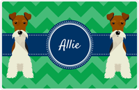Thumbnail for Personalized Dogs Placemat VIII - Good Buddies - Fox Terrier -  View