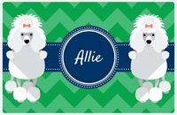 Thumbnail for Personalized Dogs Placemat VIII - Good Buddies - Poodle -  View