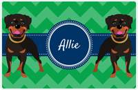 Thumbnail for Personalized Dogs Placemat VIII - Good Buddies - Rottweiler -  View