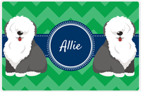 Thumbnail for Personalized Dogs Placemat VIII - Good Buddies - Sheep Dog -  View