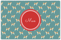 Thumbnail for Personalized Dogs Placemat IX - Teal Background - Chihuahua -  View