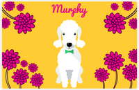 Thumbnail for Personalized Dogs Placemat XXIII - Chrysanthemum Canine - Bedlington Terrier -  View