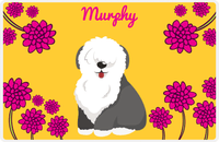 Thumbnail for Personalized Dogs Placemat XXIII - Chrysanthemum Canine - Sheep Dog -  View