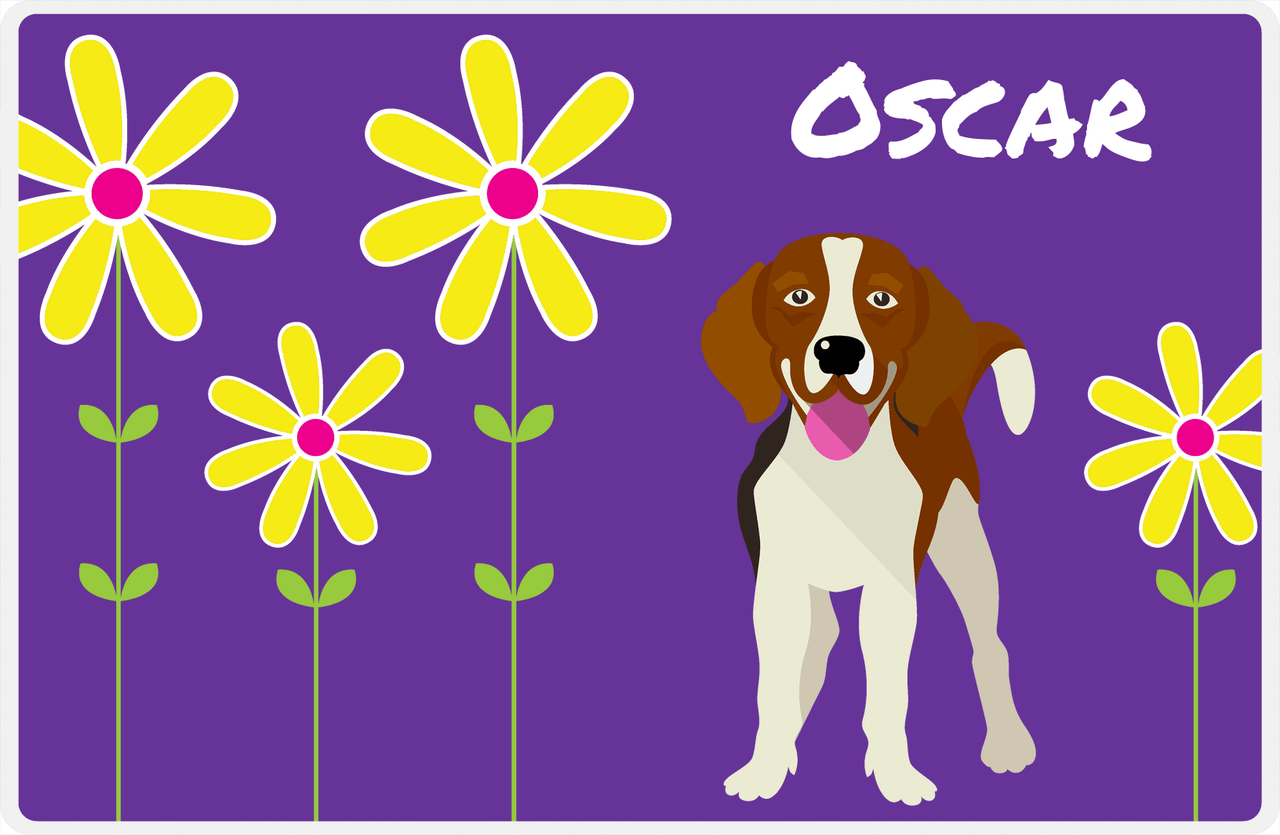 Personalized Dogs Placemat XXIV - Daisy Dog - Beagle -  View