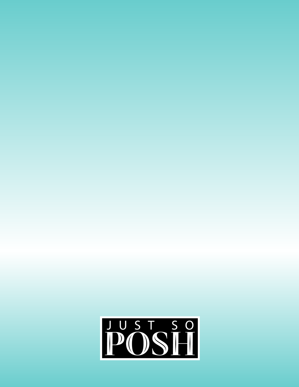 Personalized Easter Notebook II - Easter Bunny - Teal Background - Back View