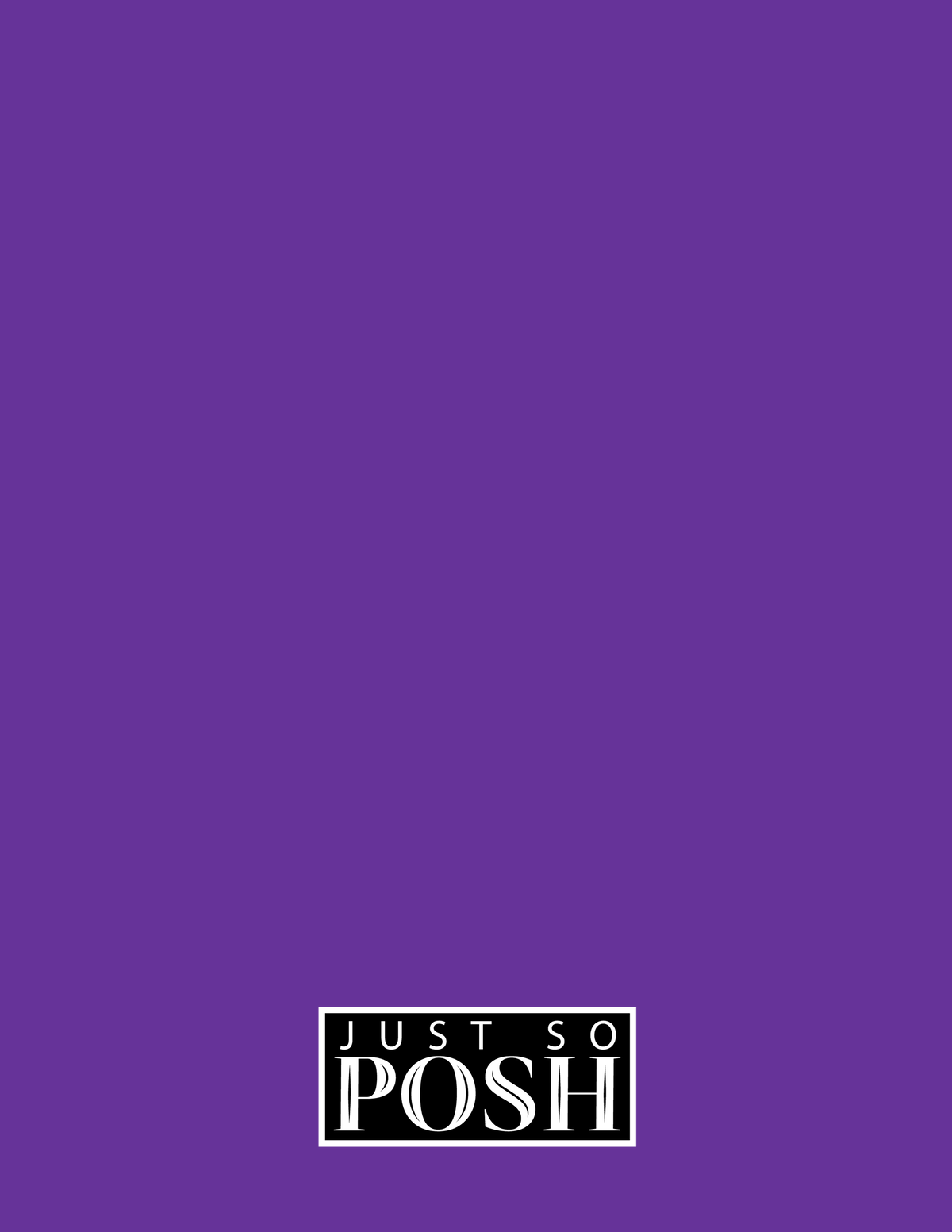 Personalized Easter Notebook VII - Easter Eggs - Purple Background - Back View