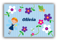 Thumbnail for Personalized Fairy Canvas Wrap & Photo Print IV - Flower Fairy - Redhead Fairy - Front View