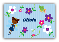 Thumbnail for Personalized Fairy Canvas Wrap & Photo Print IV - Flower Fairy - Black Fairy I - Front View