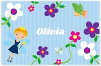 Thumbnail for Personalized Fairy Placemat IV - Flower Fairy - Blonde Fairy -  View