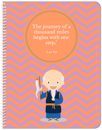 Thumbnail for Famous Quotes Notebook - Lao Tse - Front View