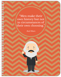 Thumbnail for Famous Quotes Notebook - Karl Marx - Front View