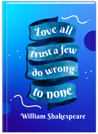 Thumbnail for Famous Quotes Journal - William Shakespeare - Front View