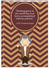 Thumbnail for Famous Quotes Journal - GW Friedrich Hegel - Front View