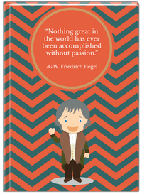 Thumbnail for Famous Quotes Journal - GW Friedrich Hegel - Front View