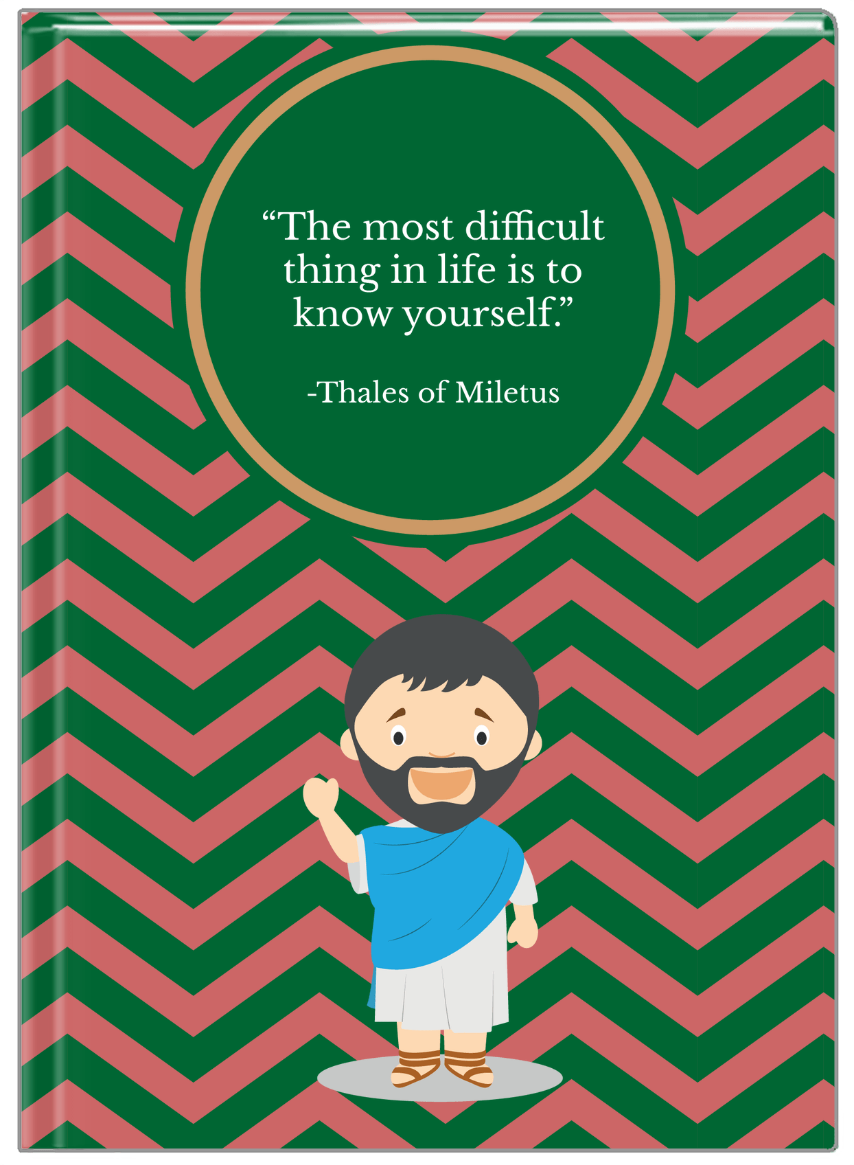 Famous Quotes Journal - Thales of Miletus - Front View