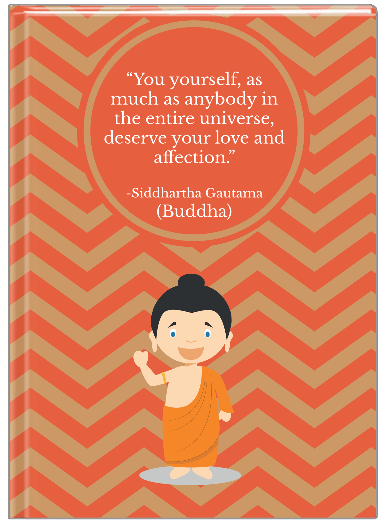 Famous Quotes Journal - Buddha - Front View
