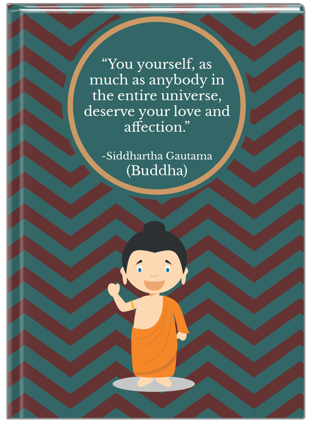 Famous Quotes Journal - Buddha - Front View