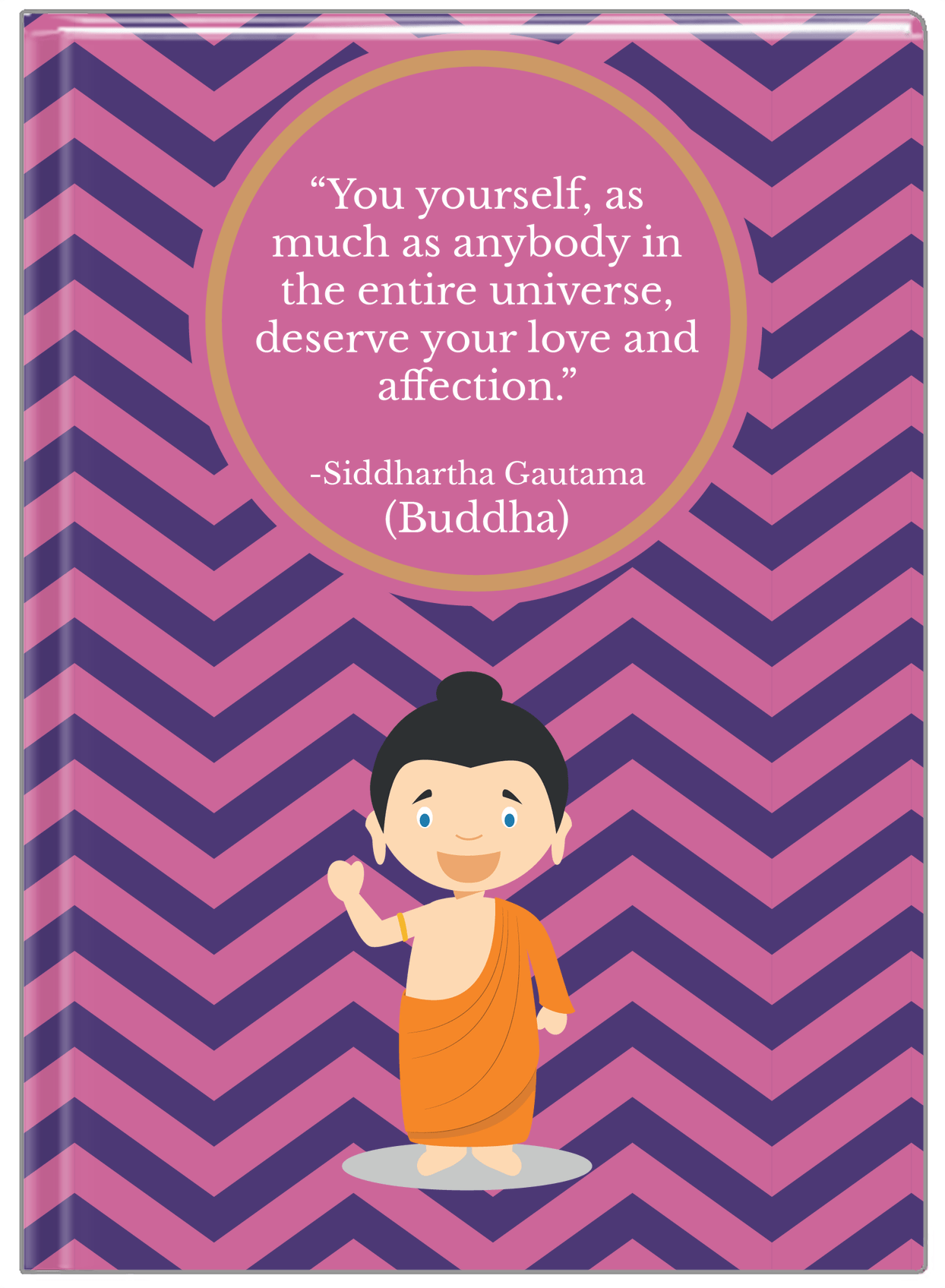 Famous Quotes Journal - Buddha - Front View