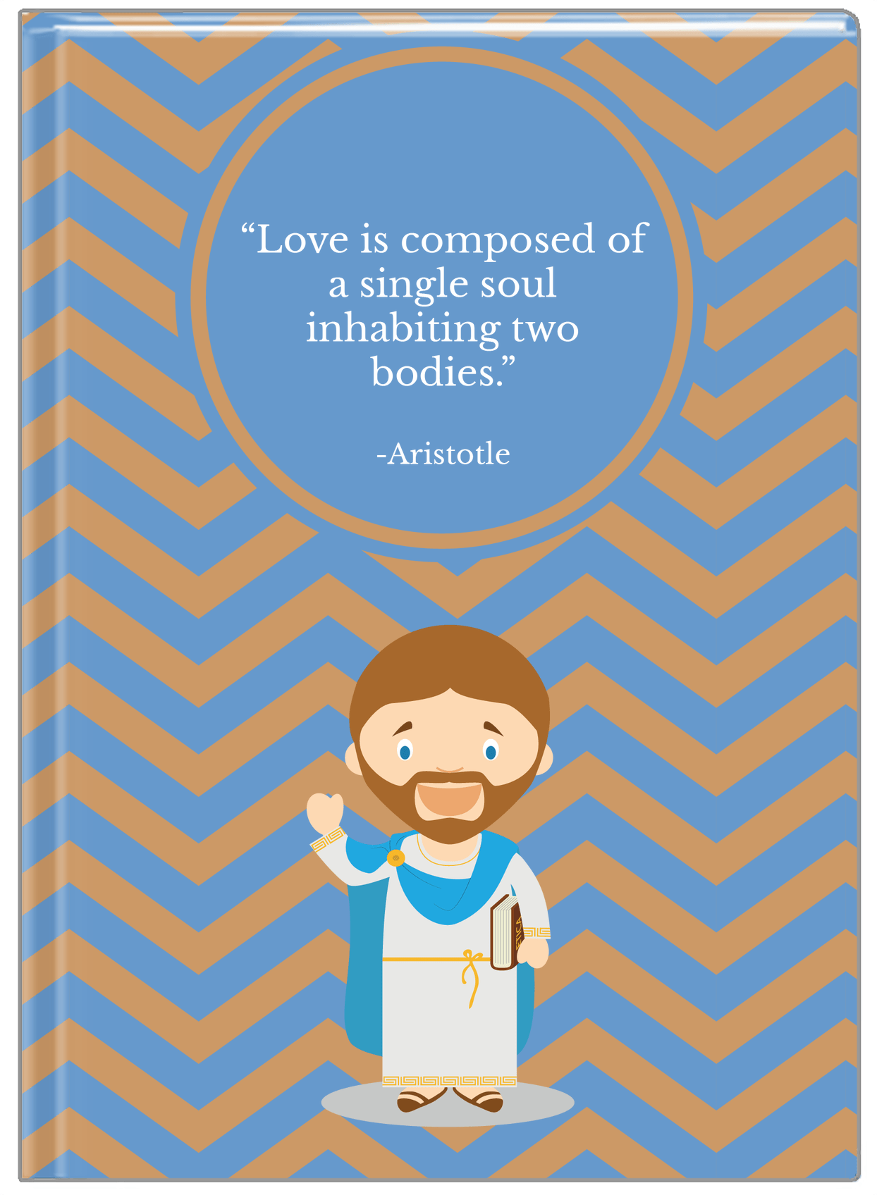 Famous Quotes Journal - Aristotle - Front View