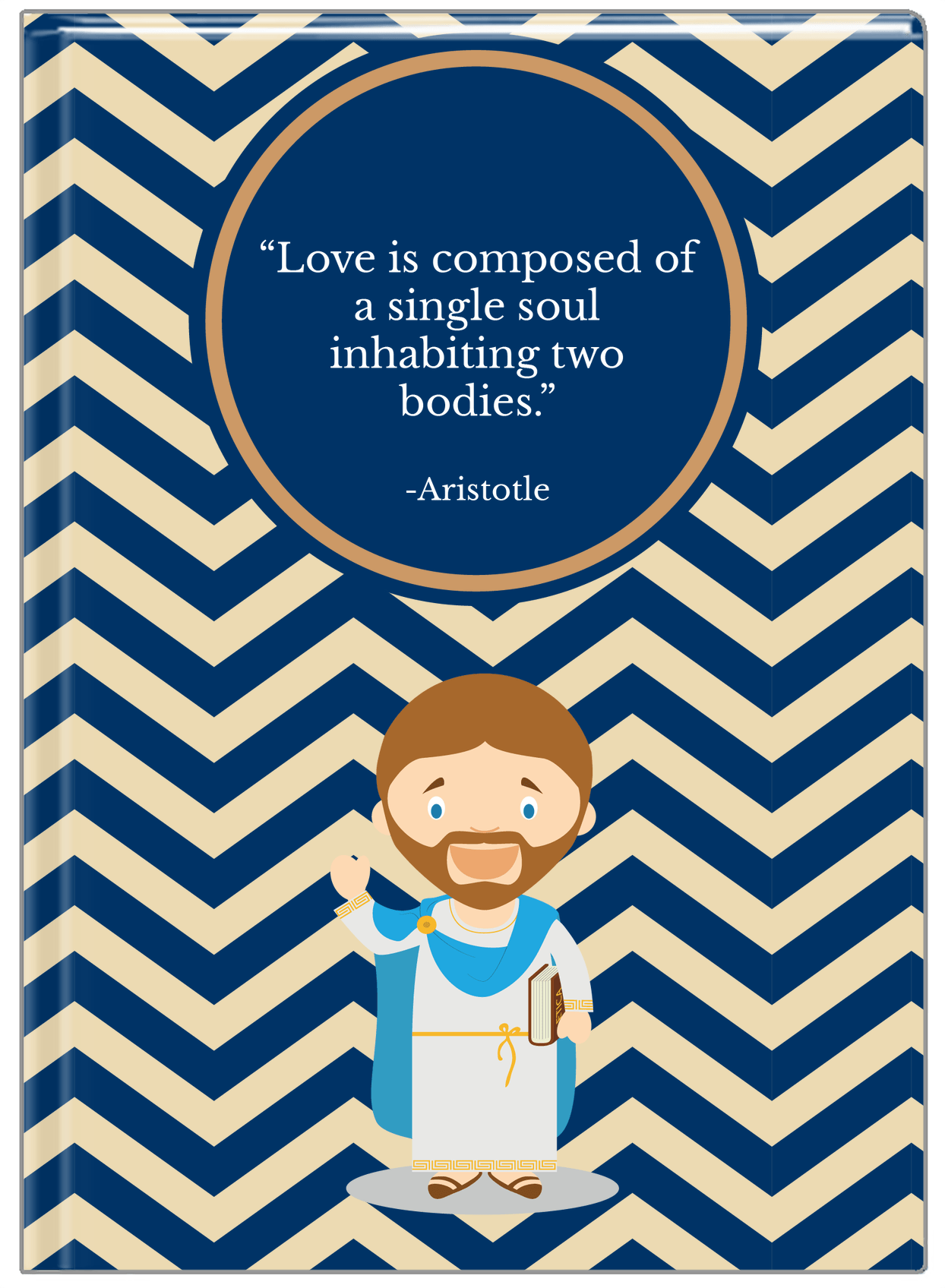 Famous Quotes Journal - Aristotle - Front View