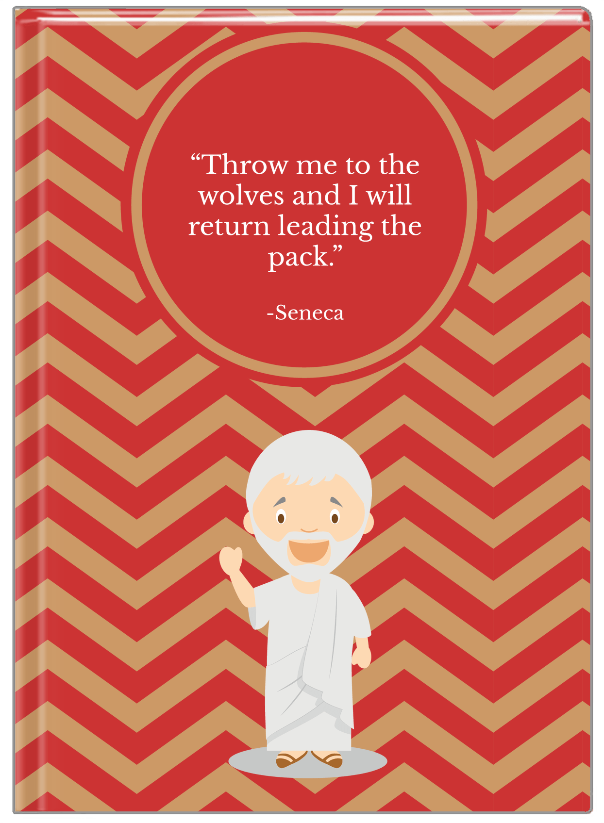 Famous Quotes Journal - Seneca - Front View