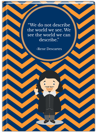 Thumbnail for Famous Quotes Journal - Rene Descartes - Front View