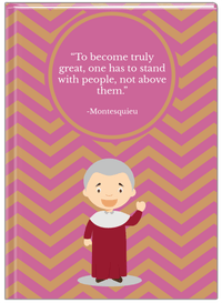 Thumbnail for Famous Quotes Journal - Montesquieu - Front View