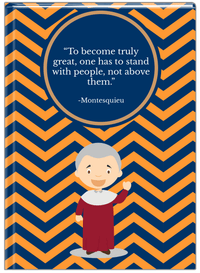 Thumbnail for Famous Quotes Journal - Montesquieu - Front View