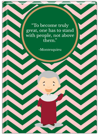 Thumbnail for Famous Quotes Journal - Montesquieu - Front View