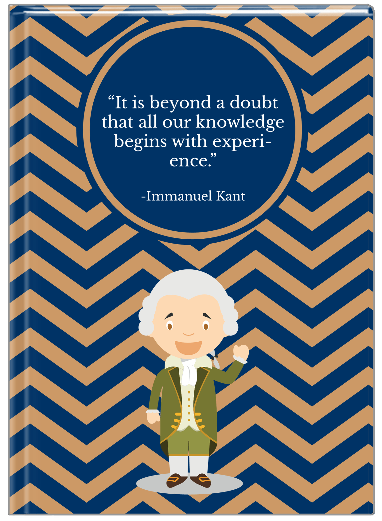 Famous Quotes Journal - Immanuel Kant - Front View
