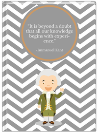 Thumbnail for Famous Quotes Journal - Immanuel Kant - Front View