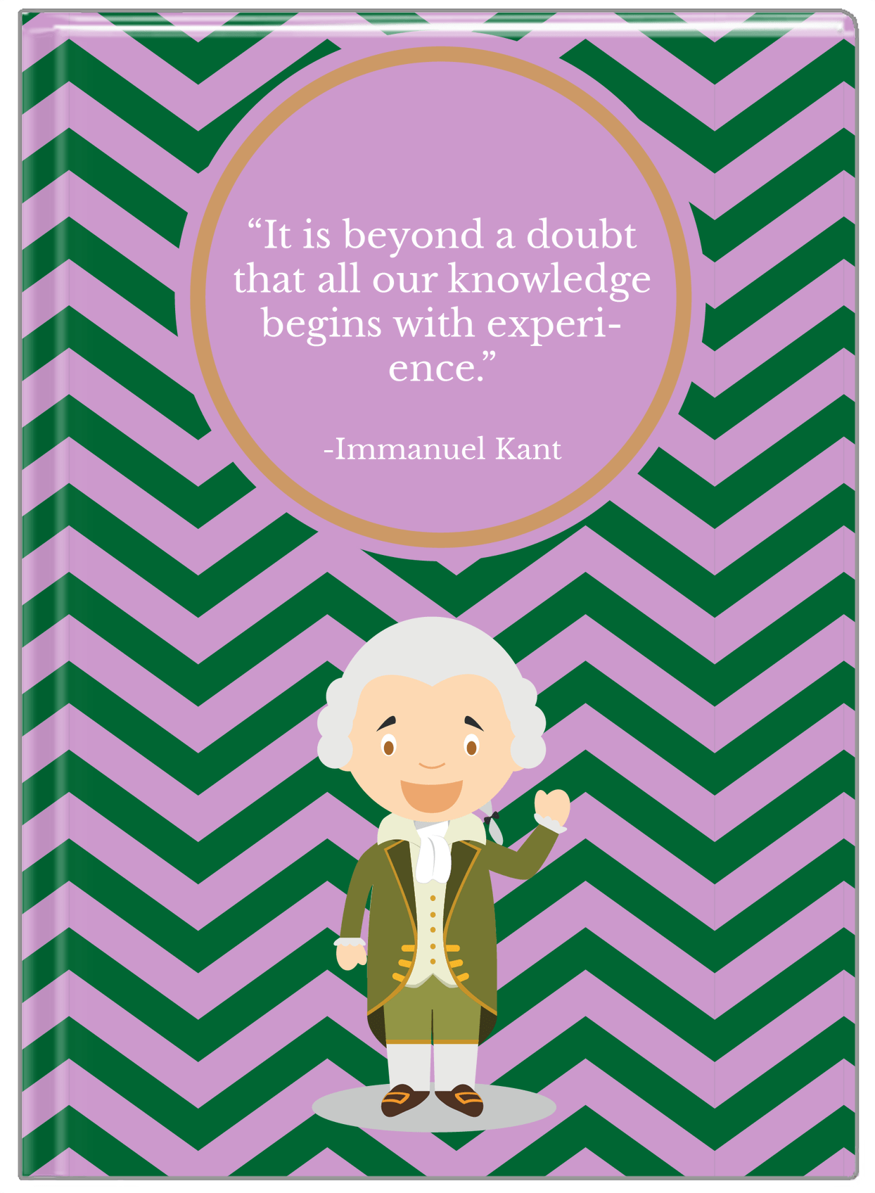 Famous Quotes Journal - Immanuel Kant - Front View