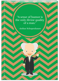 Thumbnail for Famous Quotes Journal - Arthur Schopenhauer - Front View