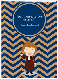 Thumbnail for Famous Quotes Journal - Soren Kierkegaard - Front View