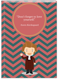Thumbnail for Famous Quotes Journal - Soren Kierkegaard - Front View