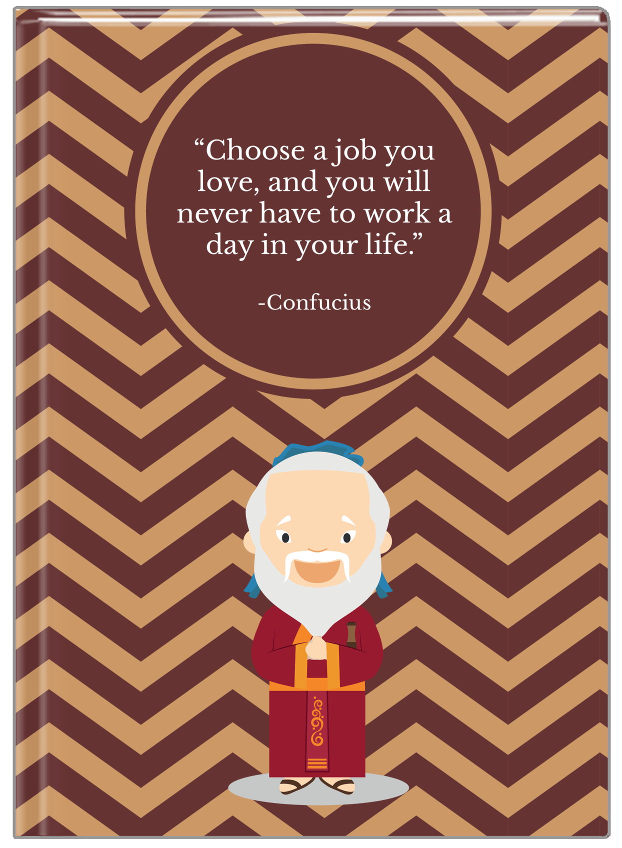 Famous Quotes Journal - Confucius - Front View