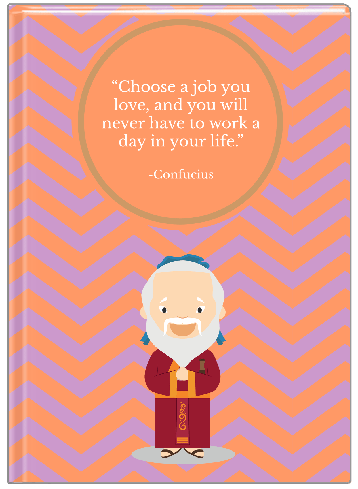 Famous Quotes Journal - Confucius - Front View