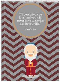 Thumbnail for Famous Quotes Journal - Confucius - Front View