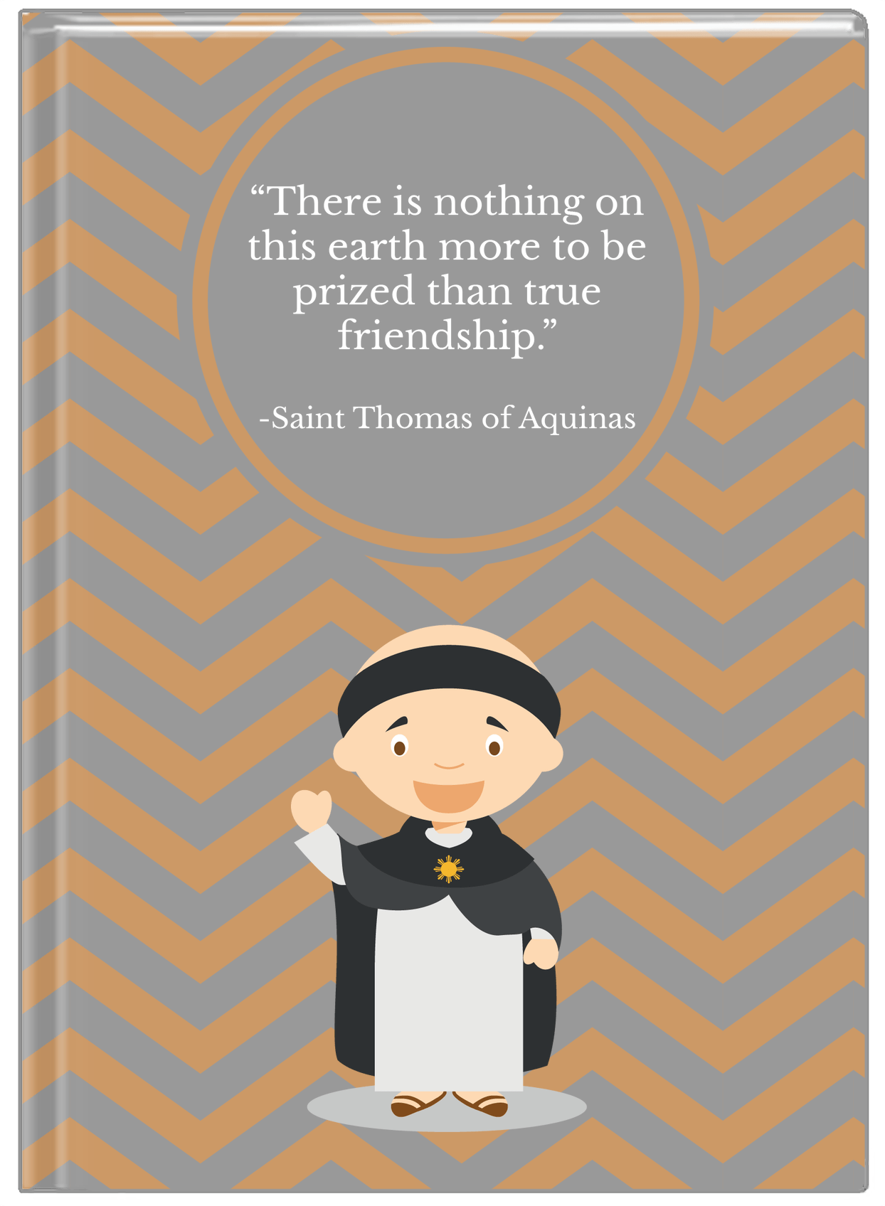 Famous Quotes Journal - St Thomas - Front View