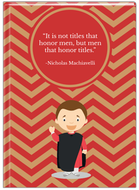 Thumbnail for Famous Quotes Journal - Machiavelli - Front View