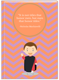 Thumbnail for Famous Quotes Journal - Machiavelli - Front View