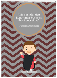 Thumbnail for Famous Quotes Journal - Machiavelli - Front View