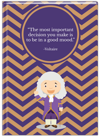Thumbnail for Famous Quotes Journal - Voltaire - Front View