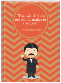 Thumbnail for Famous Quotes Journal - Nietzsche - Front View