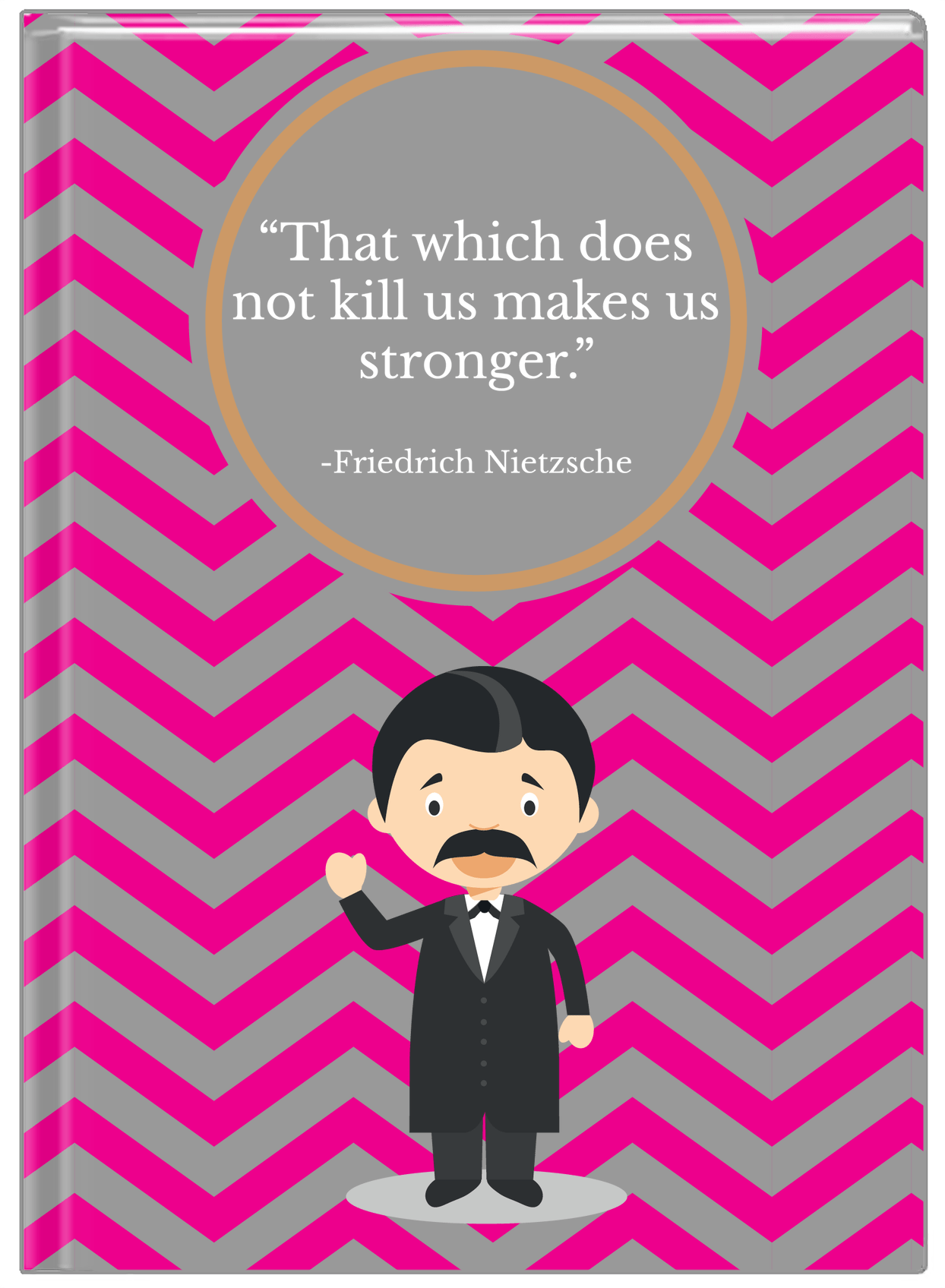 Famous Quotes Journal - Nietzsche - Front View