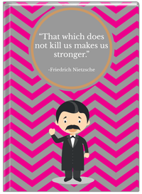 Thumbnail for Famous Quotes Journal - Nietzsche - Front View